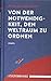 Von der Notwendigkeit, den Weltraum zu ordnen