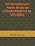 An Introductory Notes Book on Environmental Studies