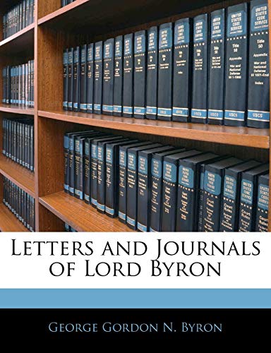 Letters and Journals of Lord Byron