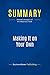 Summary: Making It on Your Own: Review and Analysis of the Edwardses' Book