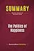 Summary: The Politics of Happiness: Review and Analysis of Derek Bok's Book