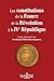 Les constitutions de la France de la Révolution à la IVe Répu... by Melin