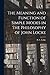 The Meaning and Function of Simple Modes in the Philosophy of John Locke [microform]