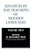Advances in the Teaching of Modern Languages: The Commonwealth and International Library
