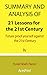 Summary and Analysis of 21 Lessons for the 21st Century: Future proof yourself against the 21st Century By Yuval Noah Harari