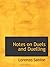 Notes on Duels and Duelling