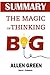 Summary The Magic of Thinking Big: The Key To Success | Build Confidence & Destroy Fear