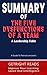 SUMMARY OF THE FIVE DYSFUNCTIONS OF A TEAM: A Leadership Fable By Patrick Lencioni | Improve Your Learning Speed And Intelligence