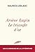 Arsène Lupin Le triangle d’or (French Edition)