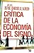 Crítica de la economía política del signo