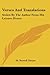Verses And Translations: Stolen By The Author From His Leisure Hours