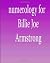 Numerology for Billie Joe A...