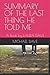 SUMMARY OF THE LAST THING HE TOLD ME: A Book by LAURA DAVE
