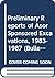 Preliminary Reports of Asor Sponsored Excavations, 1983-1987 (Bulletin of the American Schools of Oriental Research. Supplemental Studies, No 26)