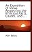 An Exposition of Views Respecting the Principal Facts, Causes, and