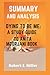 SUMMARY AND ANALYSIS DYING TO BE ME, A STUDY GUIDE TO ANITA MOORJANI BOOK