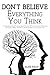 Don't Believe Everything You Think: A Comprehensive Guide To Learn About Thoughts, What Are Cognitive Distortions And Limiting Beliefs And How To Overcome Them To Live A Joyful Life