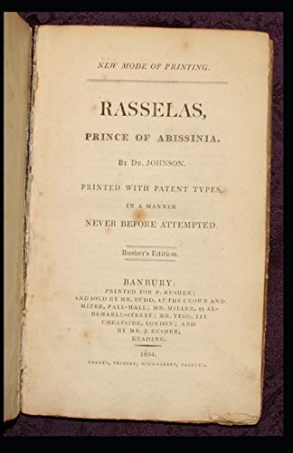 Rasselas, Prince of Abyssinia annotated