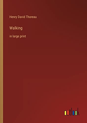 Walking: in large print