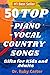50 Top Piano Vocal Country ...