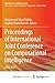 Proceedings of International Joint Conference on Computational Intelligence: IJCCI 2019