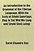 AnIntroduction to the Grammar of the Tibetan Language