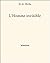 L'Homme invisible (French Edition)