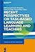Recent Perspectives on Task-Based Language Learning and Teaching (Trends in Applied Linguistics [TAL] Book 27)
