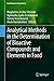 Analytical Methods in the Determination of Bioactive Compounds and Elements in Food (Food Bioactive Ingredients)