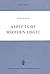 Aspects of Modern Logic (Synthese Library Book 32)