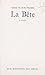 La bête (Cadre Rouge) (French Edition)