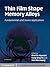 Thin Film Shape Memory Alloys: Fundamentals and Device Applications