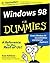 Windows 98 For Dummies (Windows 98 for Dummies, 1998)