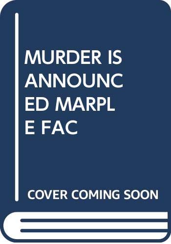 MURDER IS ANNOUNCED MARPLE FAC