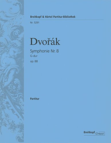 Dvořák: Symphony No. 8 in G Major, Op. 88 (Full Score)