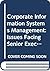 Corporate Information Systems Management by James I. Cash