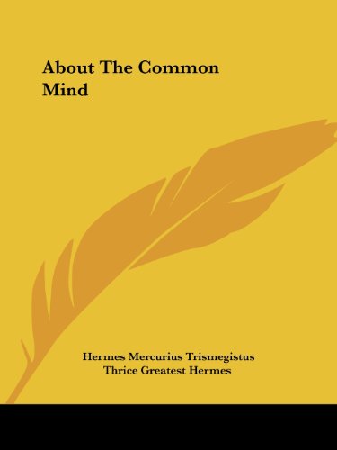 About The Common Mind (Paperback)