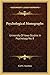 Psychological Monographs by Carl E. Seashore
