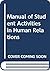 Manual of Student Activitie...