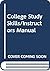 College Study Skills/Instru...