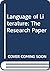 Language of Literature: The...