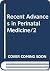 Recent Advances in Perinatal Medicine/2 by Malcolm L. Chiswick