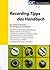 Recording Tipps - das Handbuch by Tim Crich