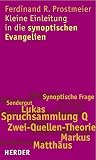 Kleine Einleitung in die synoptischen Evangelien Kleine Einleitung in die synoptischen Evangelien