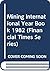 Mining International Yearbo...