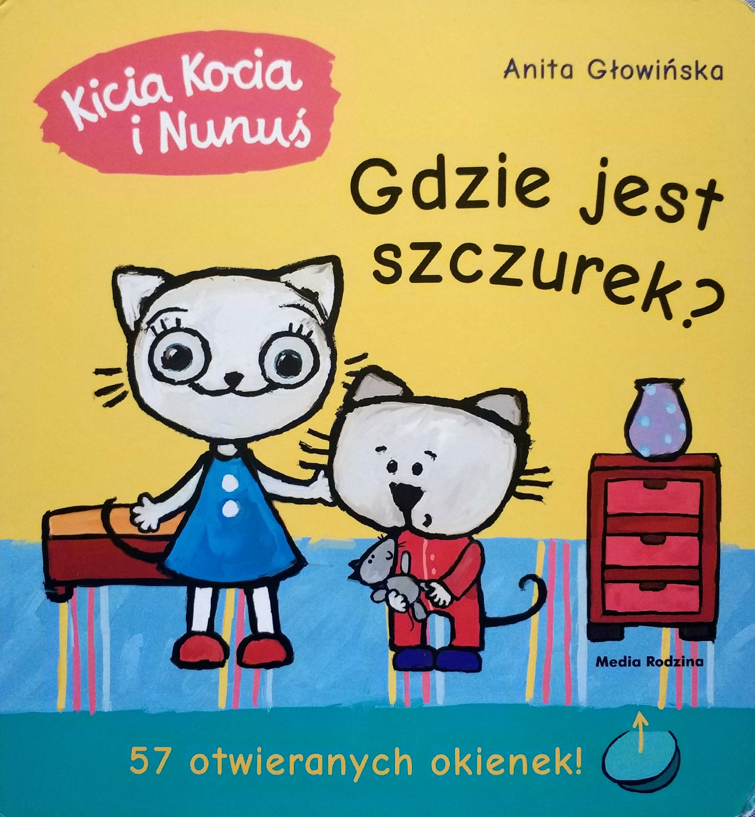 Kicia Kocia i Nunuś. Gdzie jest szczurek? (Board book)