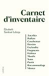 Carnet d'inventaire