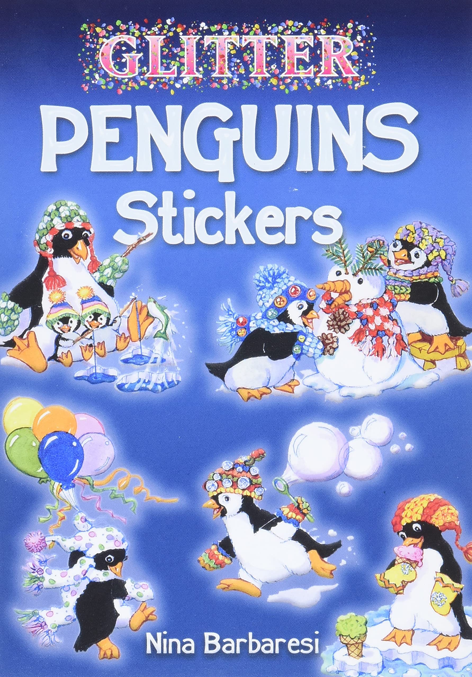 Glitter Penguins Stickers (Paperback)