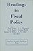 Readings in Fiscal Policy
