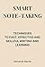 Smart note-taking: Techniques to fast, effective and skillful writing and learning